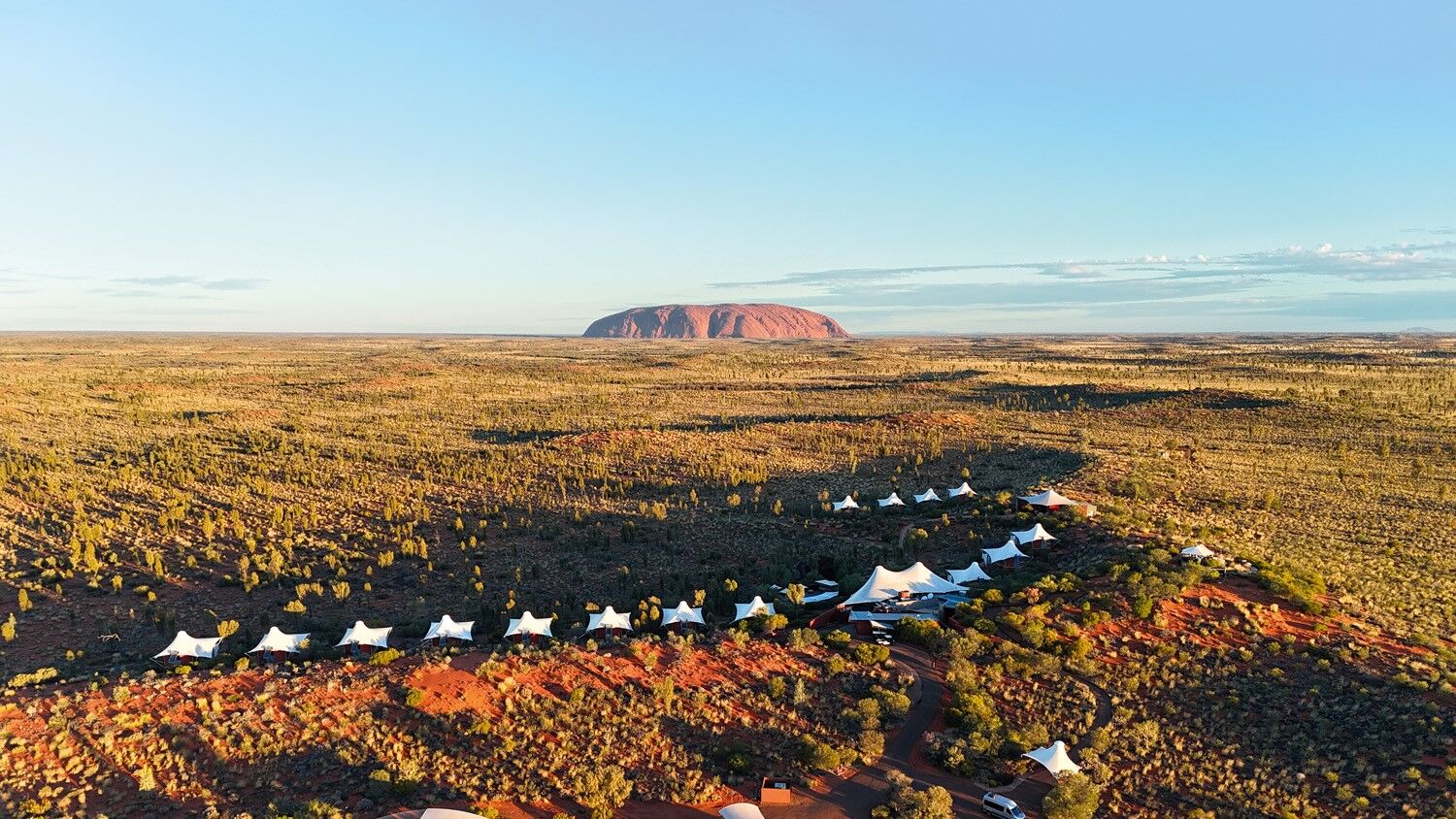 Vast, dry landscape of the Australian Outback